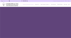 Desktop Screenshot of chiropracticintegration.com